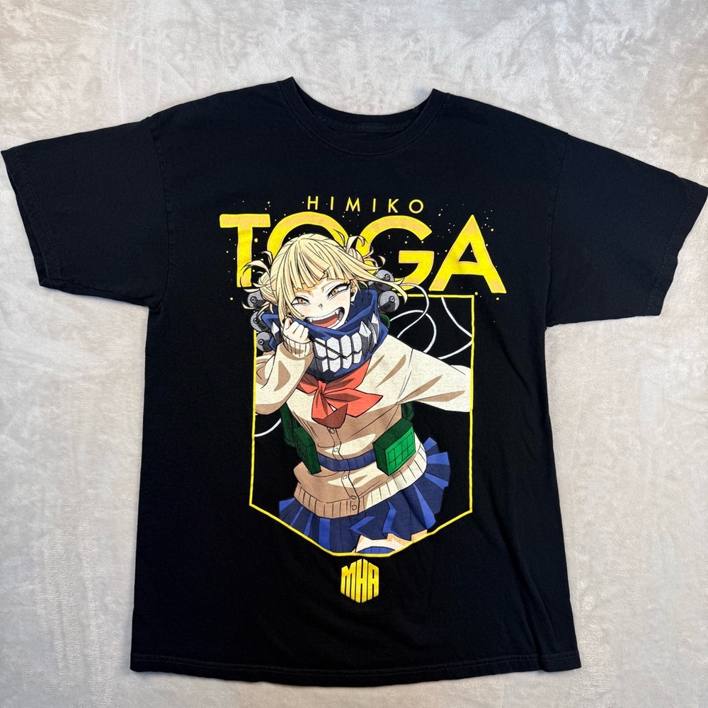 My Hero Academia Himiko Toga Graphic Anime T-Shirt Size L Crunchyroll